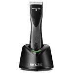 Andis 79005 Supra ZR II Cordless Rechargeable Hair & Beard Trimmer, Detachable Blade Clipper, Lithium-Ion Powerful Battery, Black